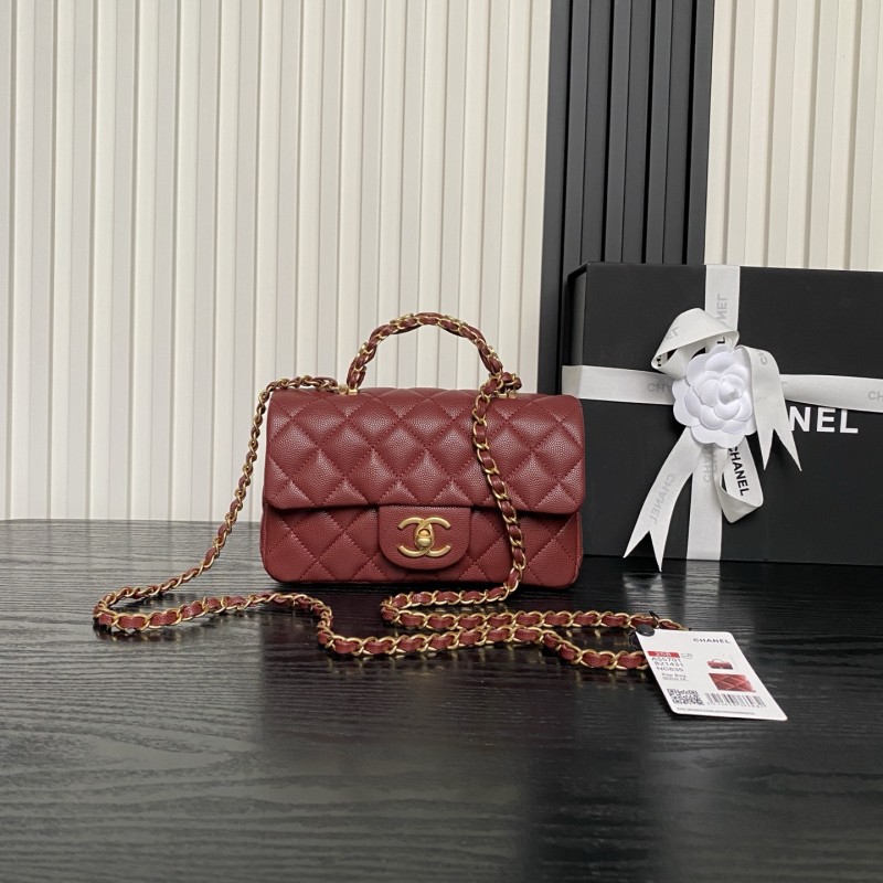 25B Classic Flap Mini with Top Handle  “12x19.5x6.5cm”  -057 =AS5701