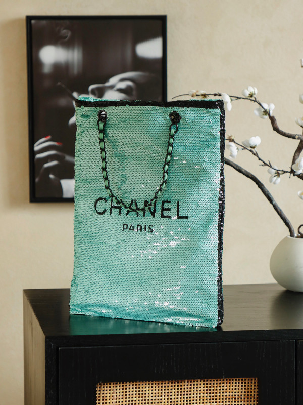 24S Sequin Tote Bag  30x8x39cm  -087 =AS4856