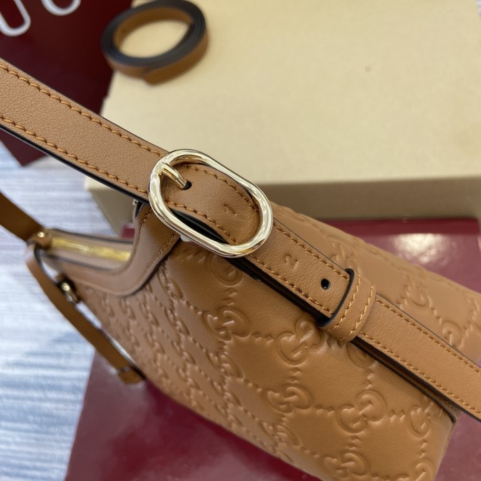 GG Emblem small shoulder bag “22x14x8CM”-005=