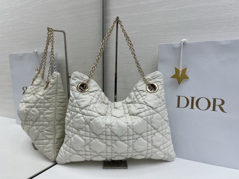Cannage-Quilted Tote “38x28.5cm”-017