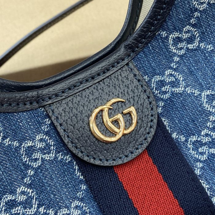Variation blue and white GG denim “25x20x15CM”-045=