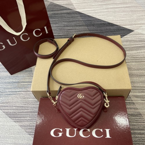 GG Marmont  “13.5*11.5*2.5CM” -074=