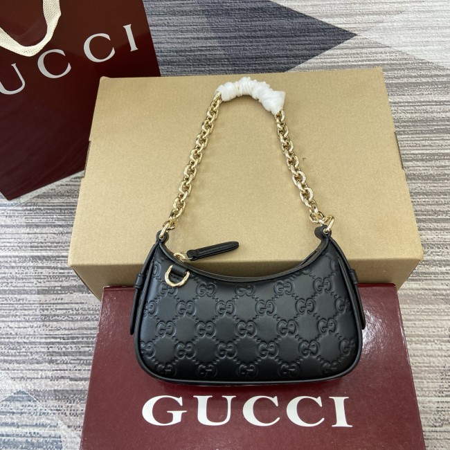 GG Emblem mini shoulder bag “19(16.5)x12x4(2.5)CM”-054=