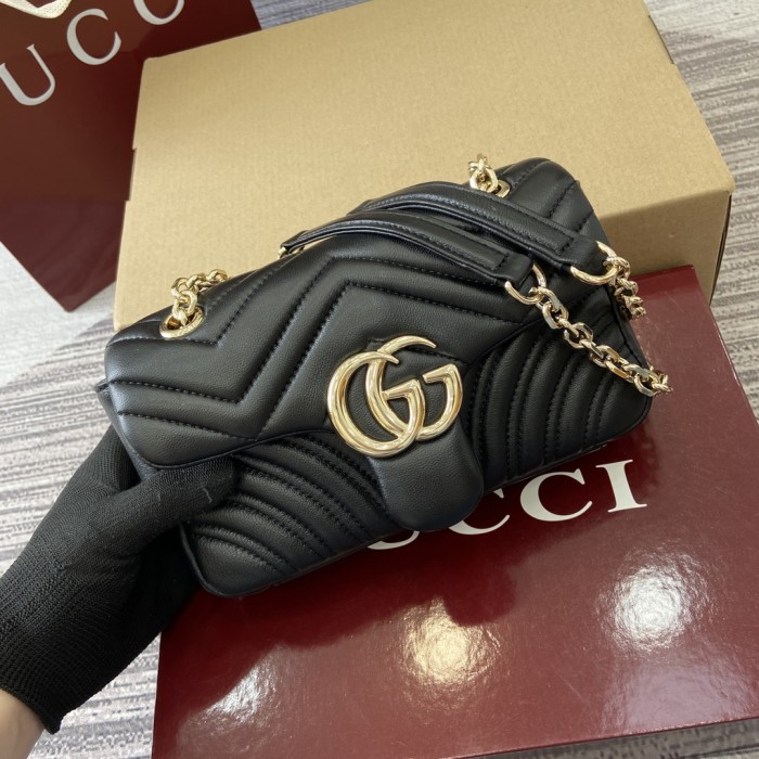 GG Marmont Shoulder Bag“22x12.5x6CM”-056=