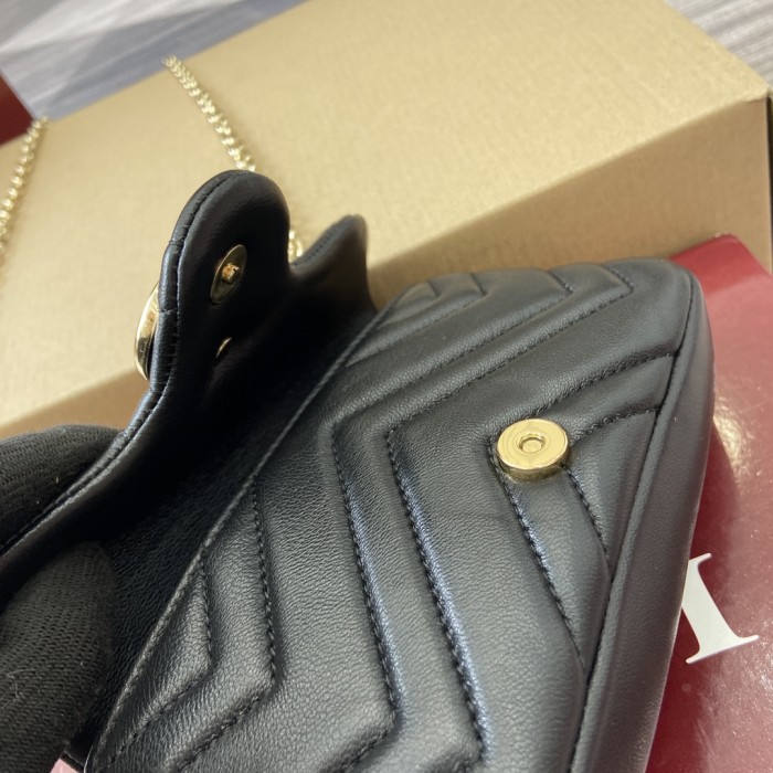 GG Marmont Mini Shoulder Bag “16.5x9.5x4.5CM”-064=