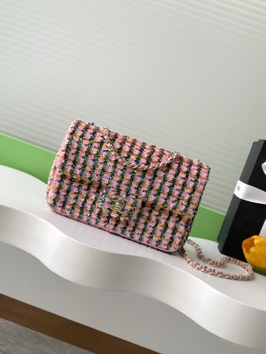Classic Flap Bag in Sequin “14x21x8cm”-058 =AS4561