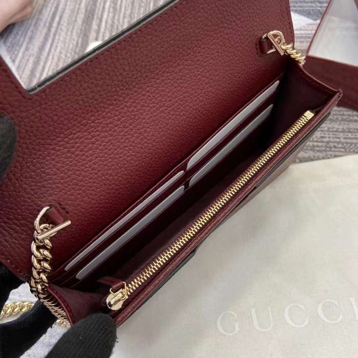 Mini GG Marmont Wallet On Chain “20*12.5*4CM” 053