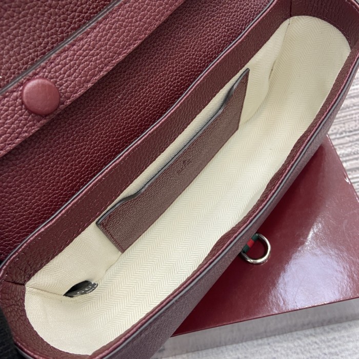 Small crossbody bag with hook closure“23.5x12.5x6.5CM”-066=