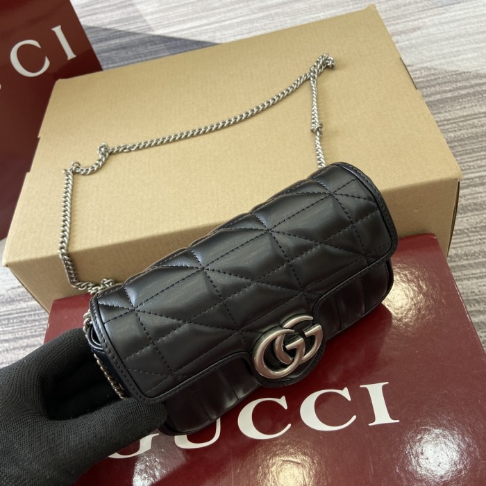 GG Marmont Mini Shoulder Bag“16.5x10.2x5.1CM”-064=