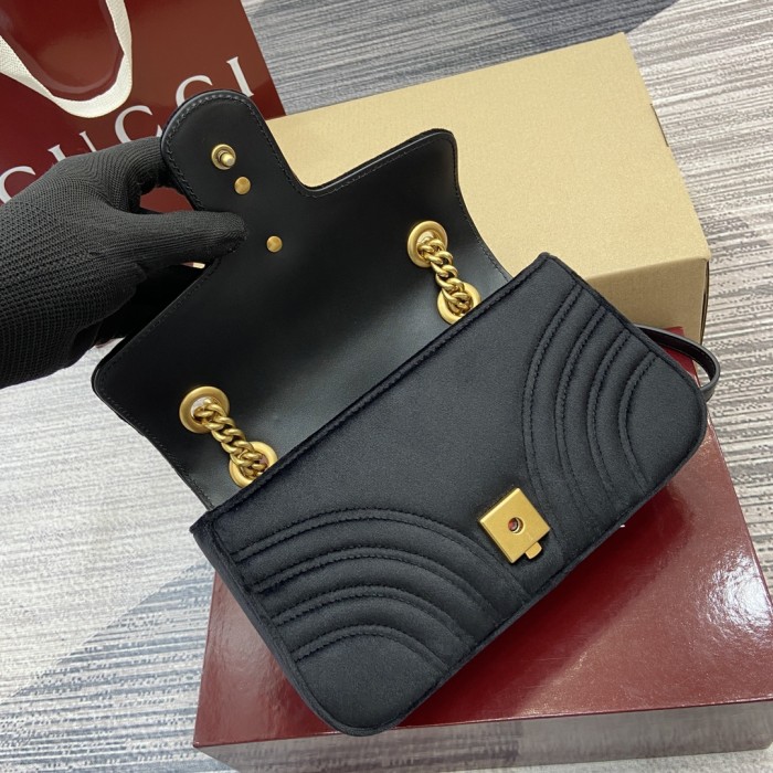 GG Marmont Shoulder Bag“22x13x6CM”-064=