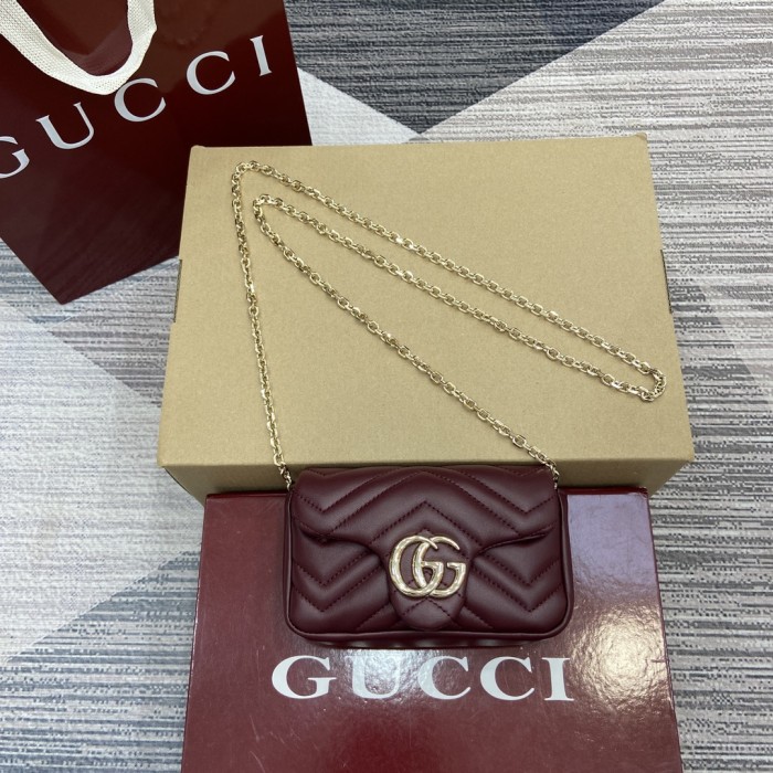 GG Marmont Mini Shoulder Bag “16.5x9.5x4.5CM”-064=