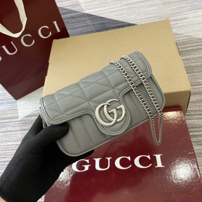 GG Marmont Mini Shoulder Bag“16.5x10.2x5.1CM”-064=