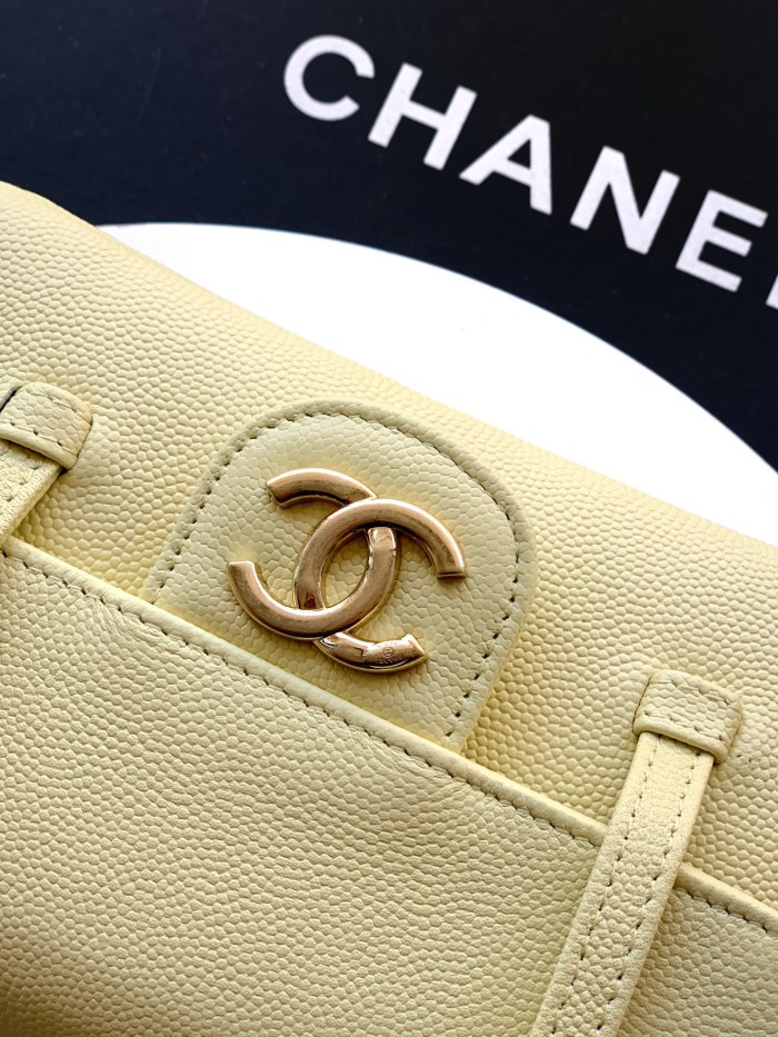 26P Preppy Coco Leather Strap Bag “11.5x17x5cm”-085 =