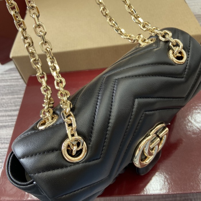 GG Marmont Shoulder Bag“22x12.5x6CM”-056=