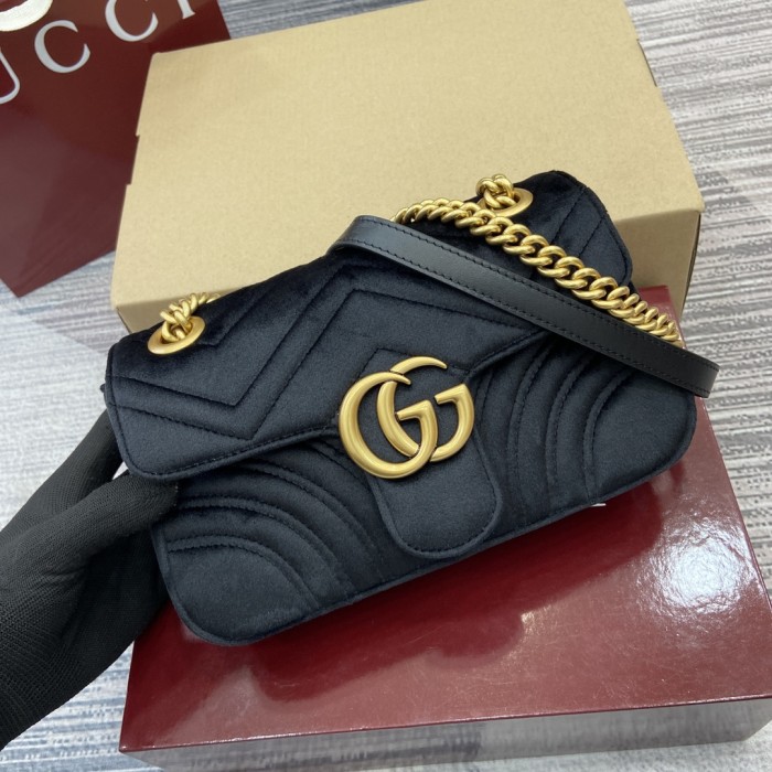 GG Marmont Shoulder Bag“22x13x6CM”-064=