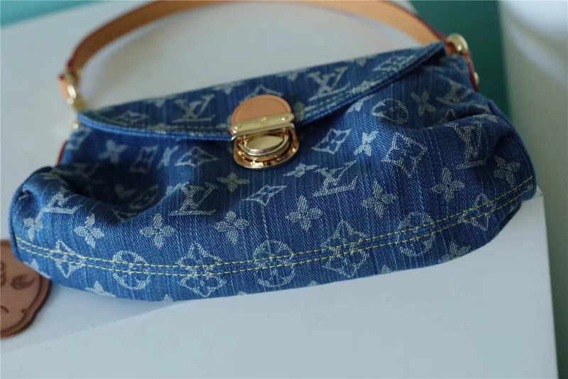 Pink Denim Mini Pleaty “22*14*8CM” 034