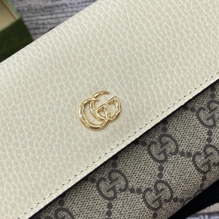 GG Marmont Two-Tone Wallet With Chain “10x19CM”-003=