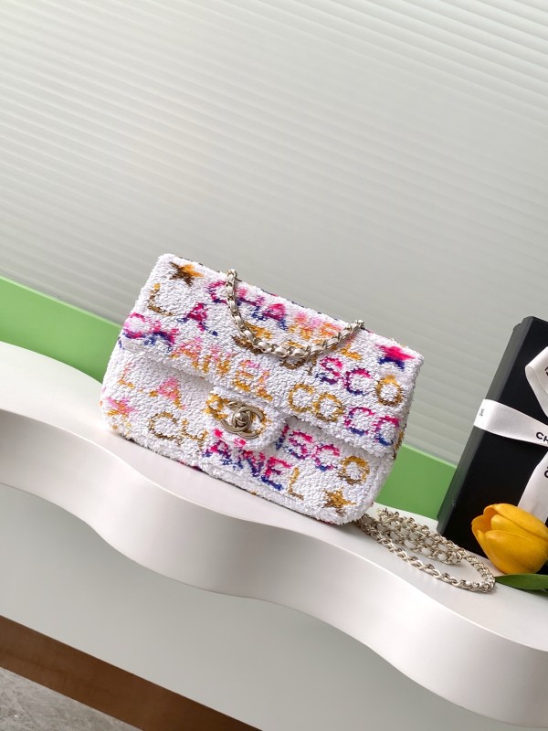 Classic Flap Bag in Sequin “14x21x8cm”-009 =AS4561