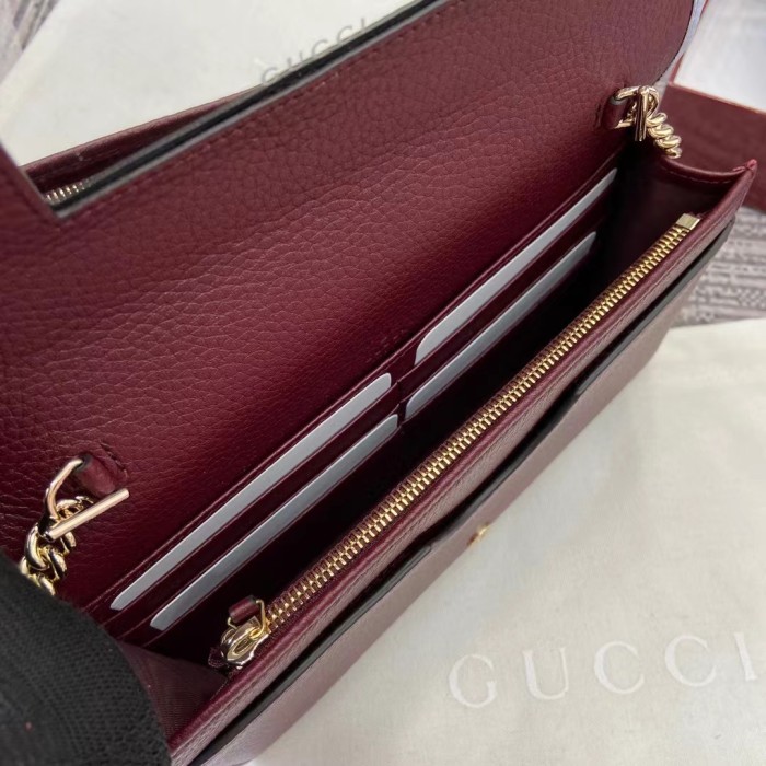 Mini GG Marmont Wallet On Chain “20*12.5*4CM” 053