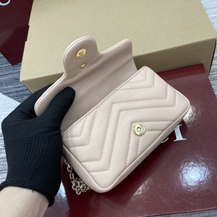 GG Marmont Mini Shoulder Bag “16.5x9.5x4.5CM”-064=