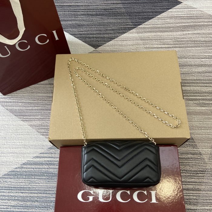 GG Marmont Mini Shoulder Bag “16.5x9.5x4.5CM”-064=