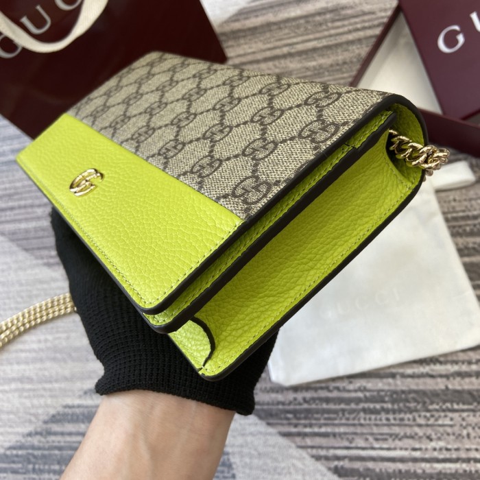 Mini GG Marmont Wallet On Chain “20*12.5*4CM” 053