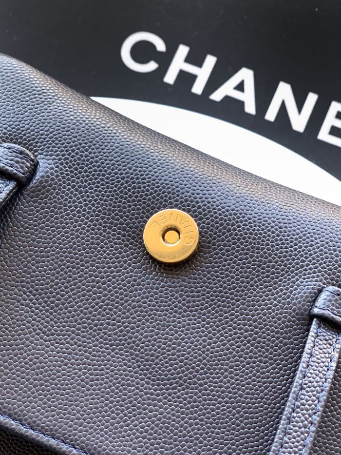 26P Preppy Coco Leather Strap Bag “11.5x17x5cm”-085 =