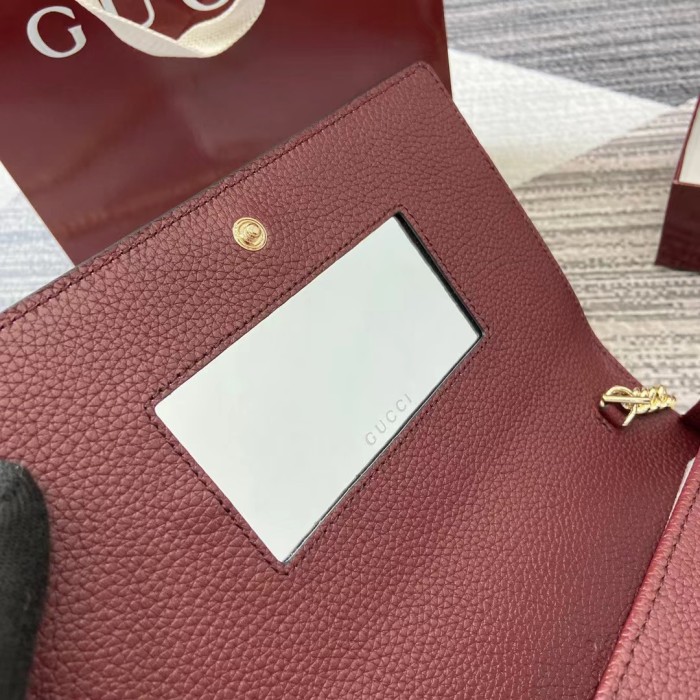 Mini GG Marmont Wallet On Chain “20*12.5*4CM” 053