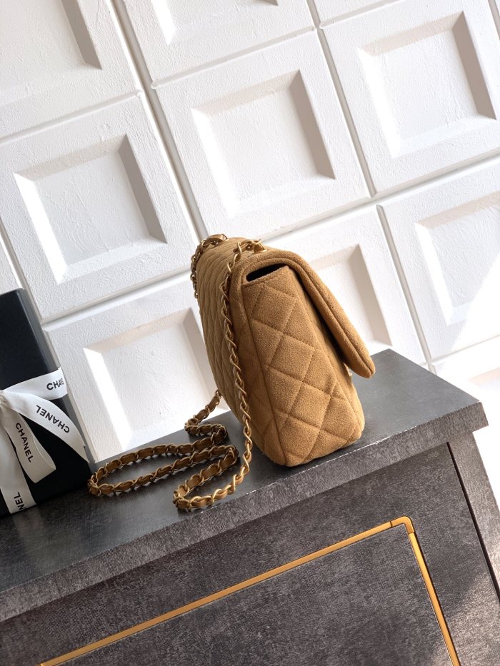 26C Classic Flap Bag in Suede “18x26x7cm”-037 =