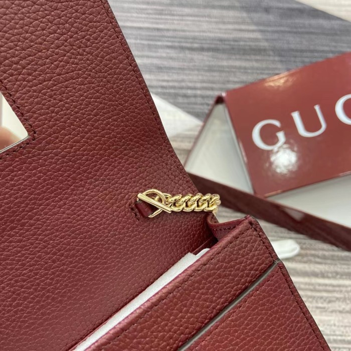 Mini GG Marmont Wallet On Chain “20*12.5*4CM” 053