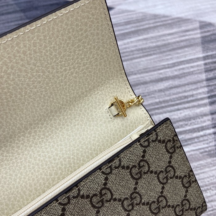 GG Marmont Two-Tone Wallet With Chain “10x19CM”-003=