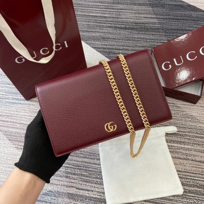 Mini GG Marmont Wallet On Chain “20*12.5*4CM” 053