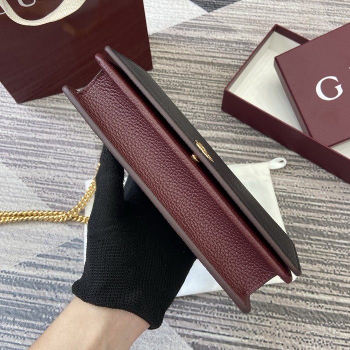 Mini GG Marmont Wallet On Chain “20*12.5*4CM” 053