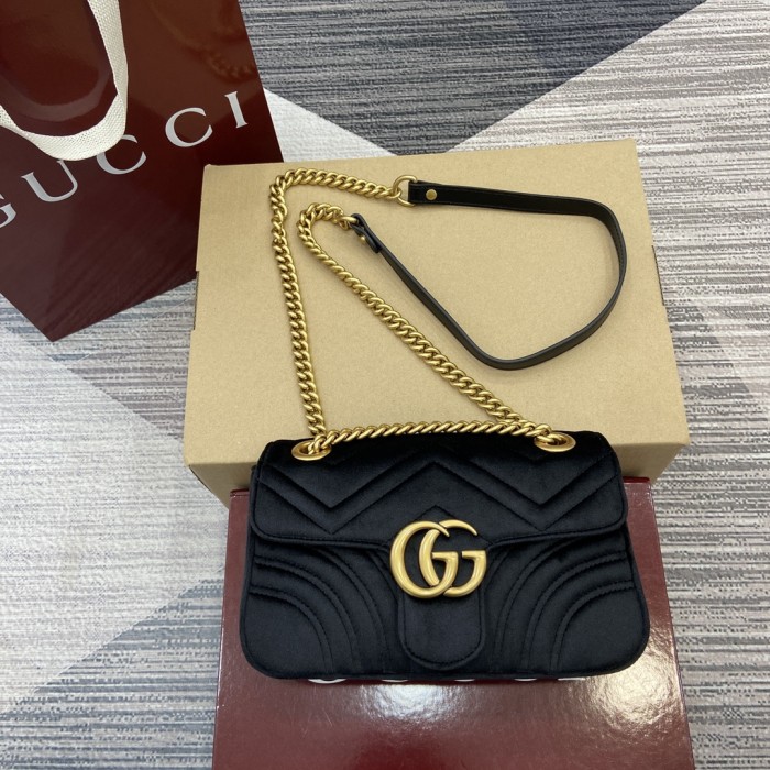 GG Marmont Shoulder Bag“22x13x6CM”-064=
