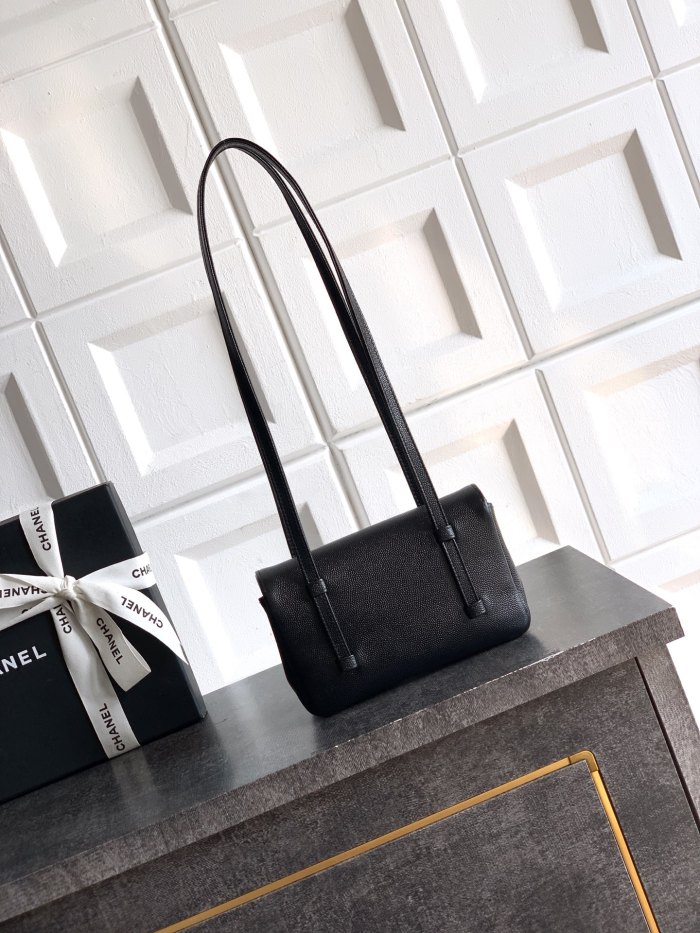 26P Preppy Coco Leather Strap Bag “11.5x17x5cm”-085 =