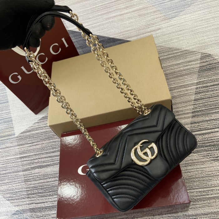 GG Marmont Shoulder Bag“22x12.5x6CM”-056=