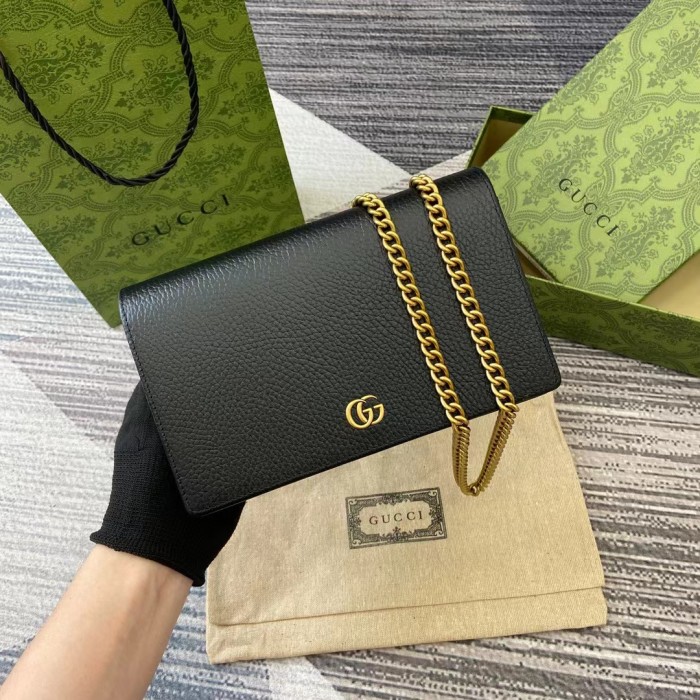 Mini GG Marmont Wallet On Chain “20*12.5*4CM” 033