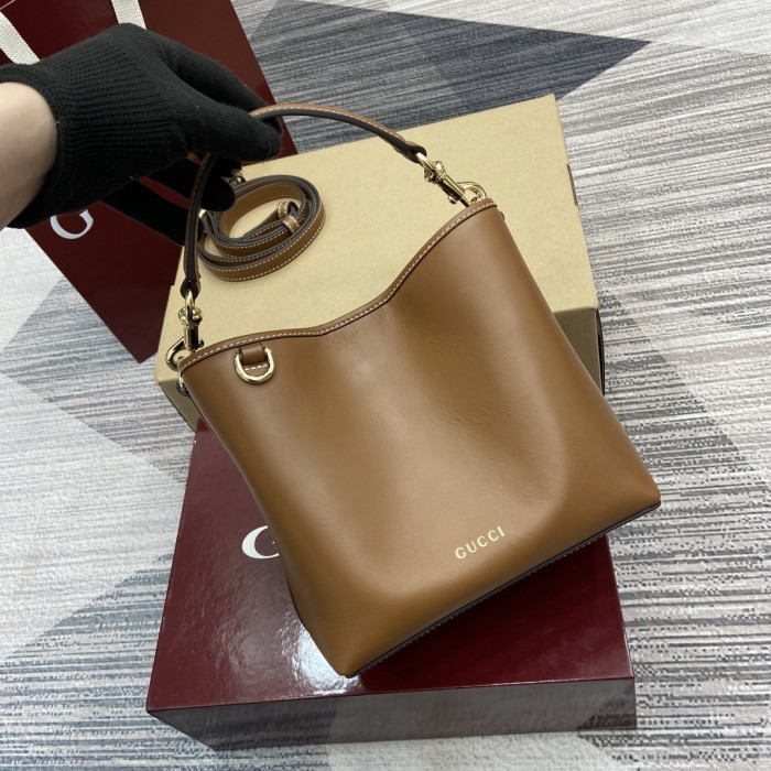 PM GG Emblem Bucket Bag “19*18*11CM” 075