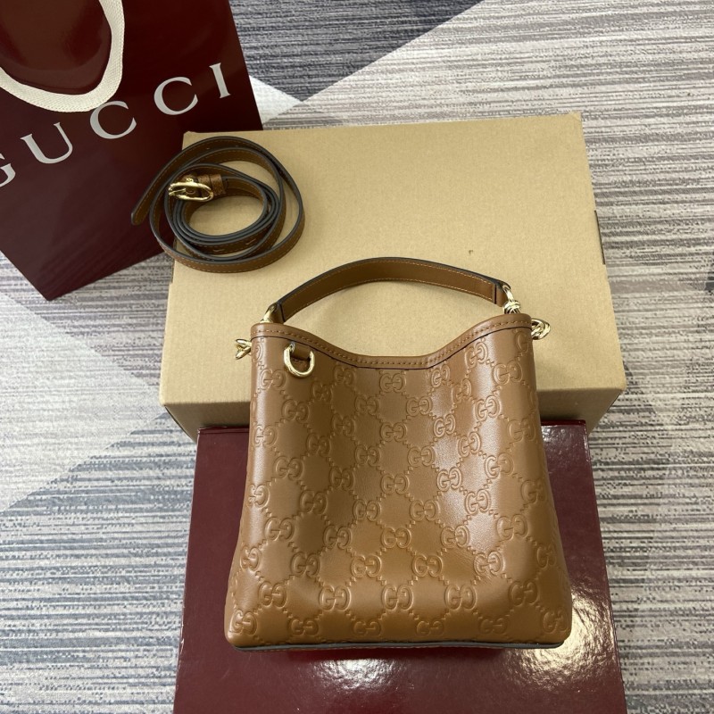 PM GG Emblem Bucket Bag “19*18*11CM” 075