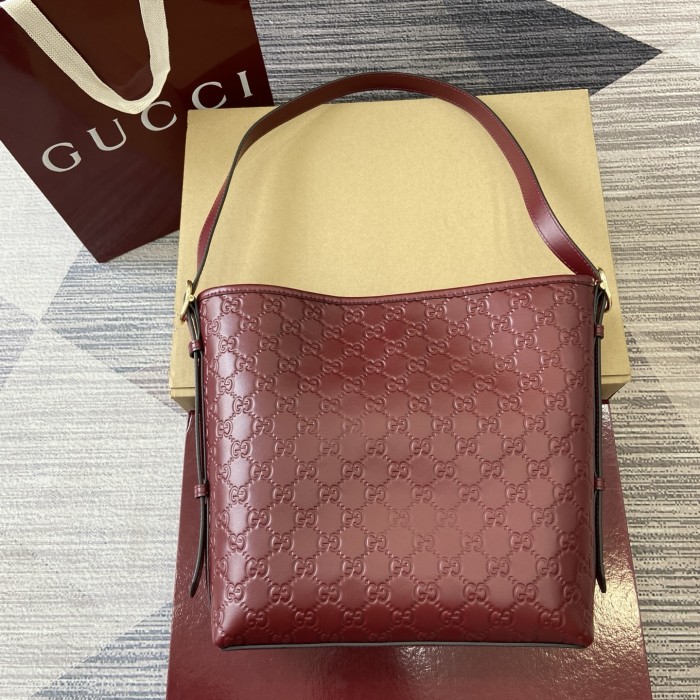 PM GG Emblem Shoulder Bag “26*24*10CM” 075