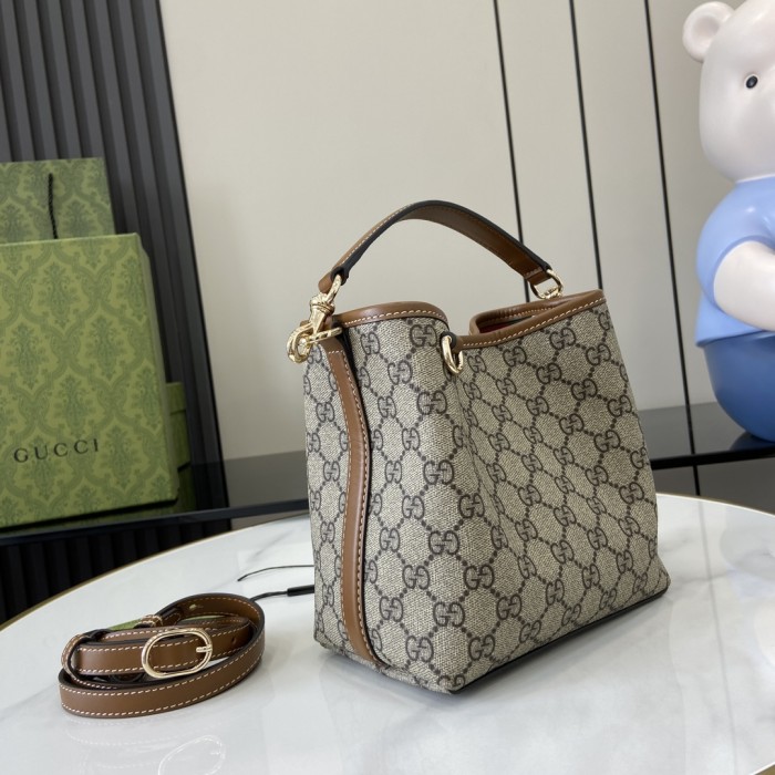 PM GG Emblem Bucket Bag “19*18*11CM” 075