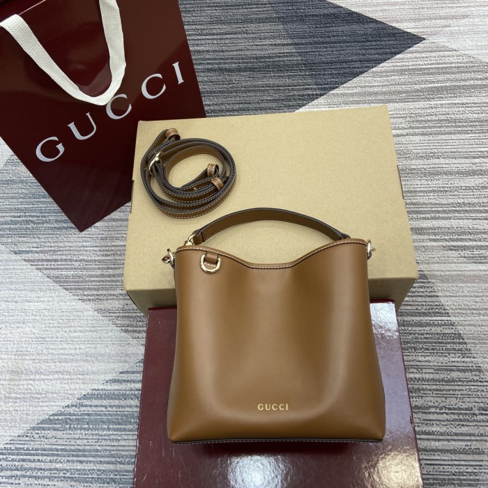 PM GG Emblem Bucket Bag “19*18*11CM” 075