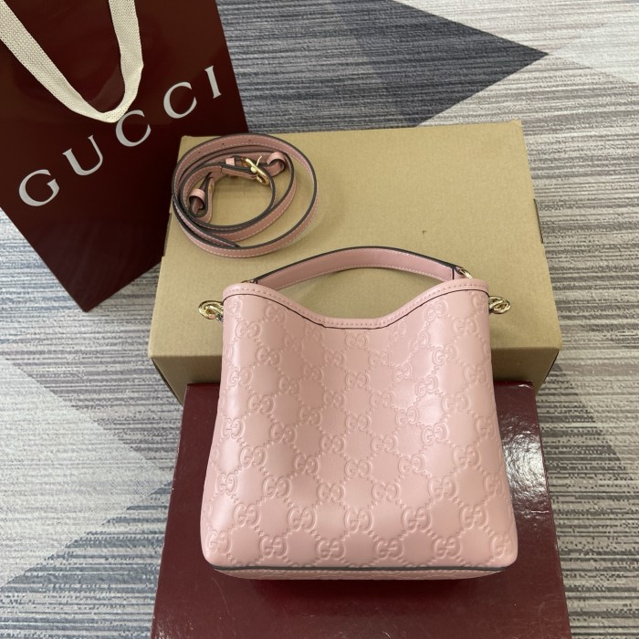 PM GG Emblem Bucket Bag “19*18*11CM” 075