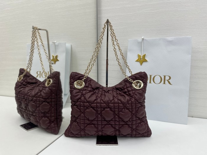 Cannage-Quilted Tote “32x26cm”-096=