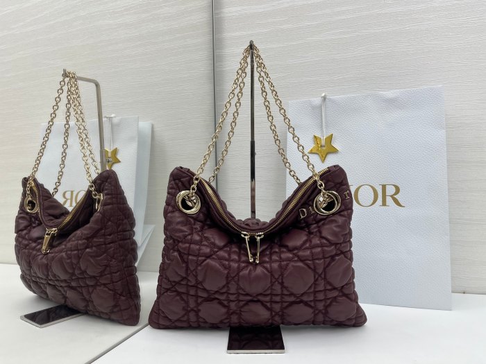 Cannage-Quilted Tote “32x26cm”-096=