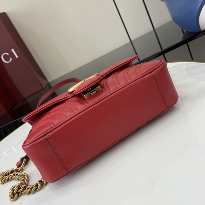 PM GG Marmont Wallet On Chain “22*13*6CM” 036