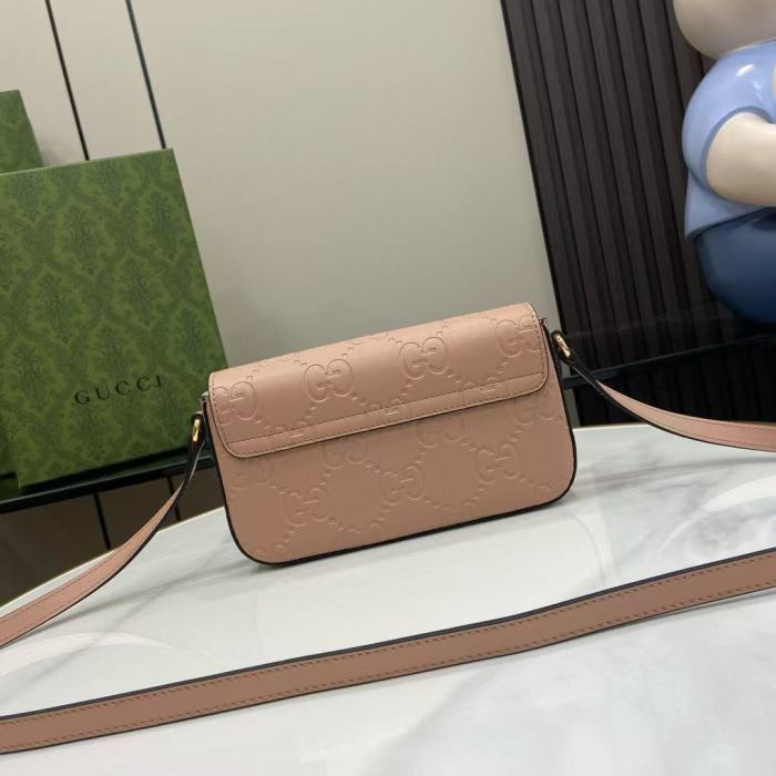BB GG Embossed Crossbody Bag “21*13.5*3CM” 034