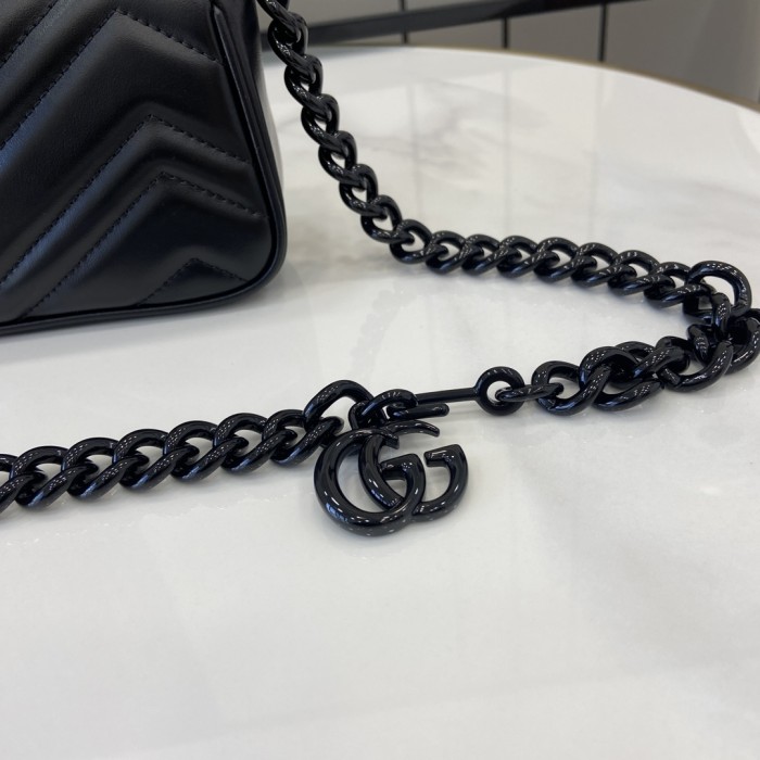 BB GG Marmont Wallet On Chain “16.5*10*4.5CM” 044