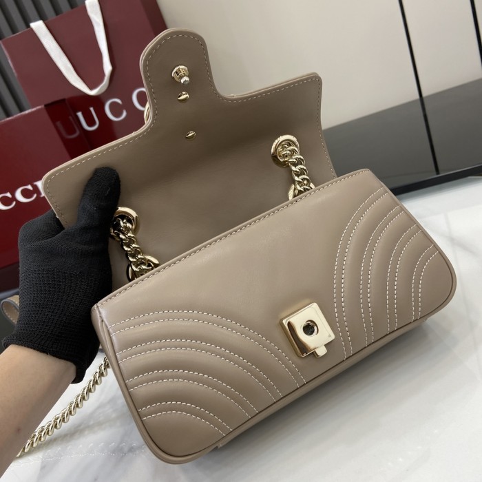 PM GG Marmont Wallet On Chain “22*13*6CM” 045