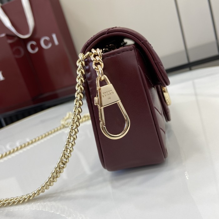 BB GG Marmont Wallet On Chain “16.5*10*4.5CM” 044
